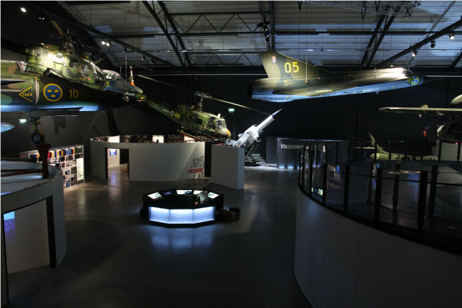 Ljusdesign, Flygvapenmuseet, Linköping